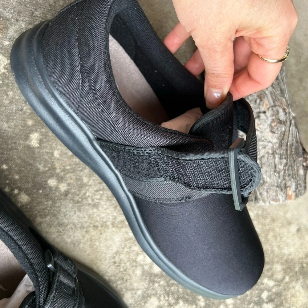 Dr.Comfort‎ Diabetic Carter men’s Black Velcro Sneakers NWOB Sz-8-1/2M. O